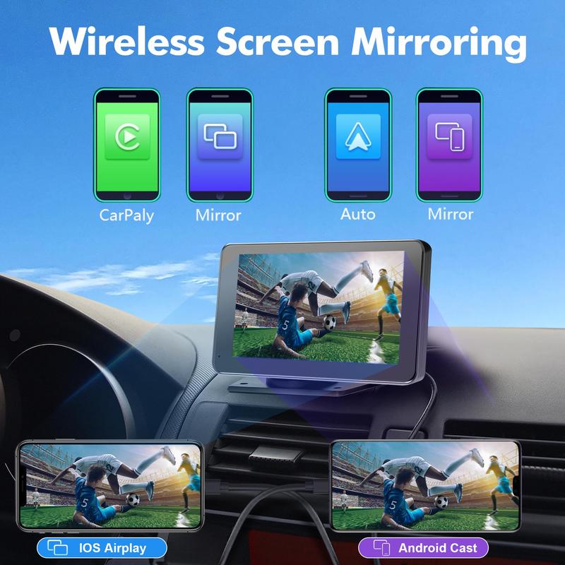 Upgraded Car Wireless CarPlay Screen for Andriod & Iphone